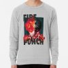 ssrcolightweight sweatshirtmensheather greyfrontsquare productx1000 bgf8f8f8 4 - Fire Punch Merch