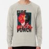 ssrcolightweight sweatshirtmensoatmeal heatherfrontsquare productx1000 bgf8f8f8 4 - Fire Punch Merch